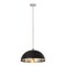 Z-Lite Landry 1 Light Pendant, Matte Black & Brushed Nickel 1004P20-MB-BN - alternate 3